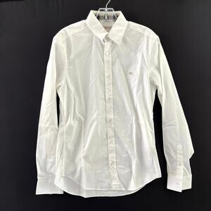 Burberry Brit vintage women’s button front office business long sleeve shirt